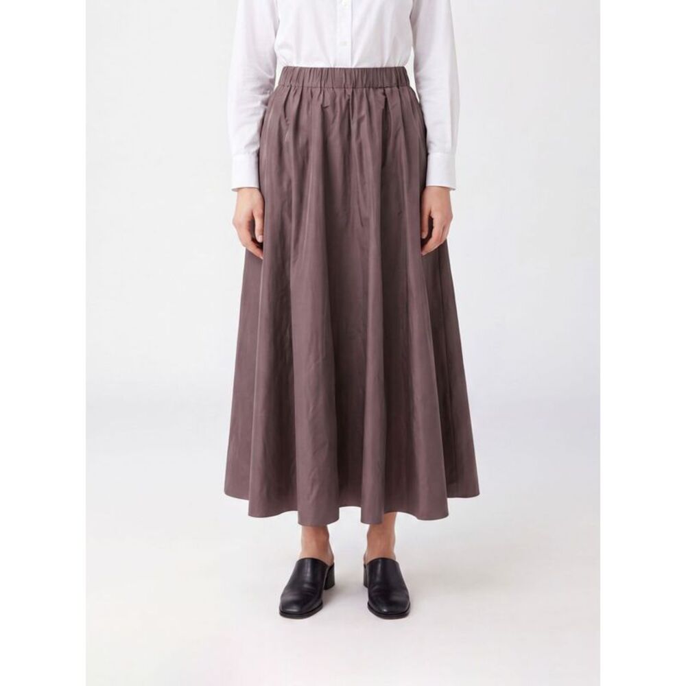 Parosh Women High-Waisted Flared Midi Skirt P.A.R.O.S.H. In Technical Fabric